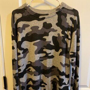 Harper Lane Wool/Cashmere Camo Sweater